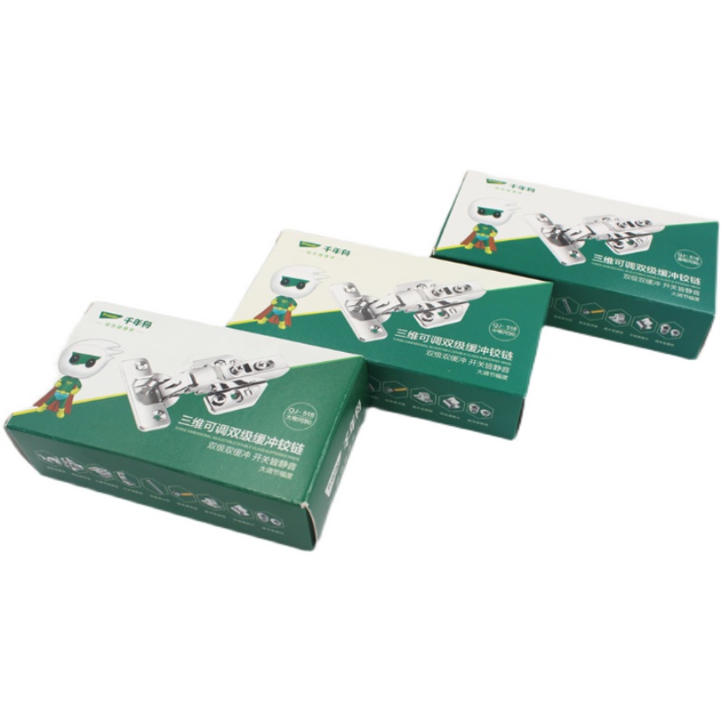 千年舟鉸鏈不銹鋼雙級(jí)液壓靜音三維可調(diào)阻尼緩沖可卸合頁(yè)正品直銷(xiāo)